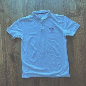 Hard Rock Hotel White Polo Shirt Golf Short Sleeve Embroidered Mens XL